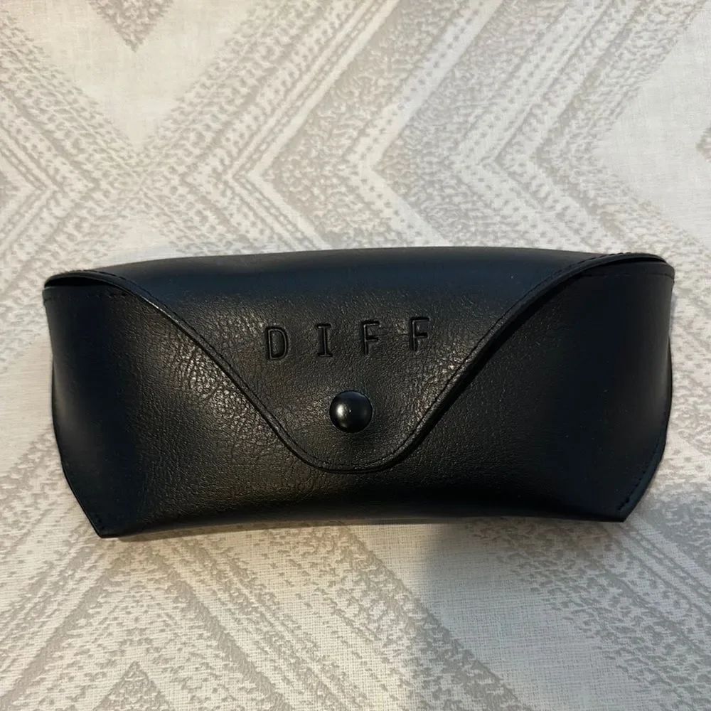 Diff Eyewear Black Sunglasses Case (Empty)